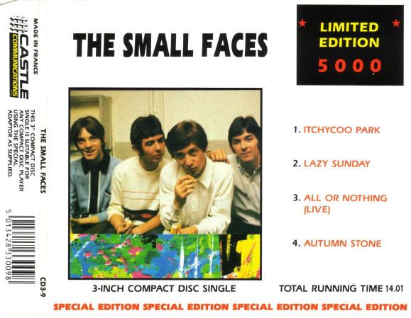 

CD SMALL FACES - Itchycoo park CD39 Castle Communic 1988 US Rock Used
