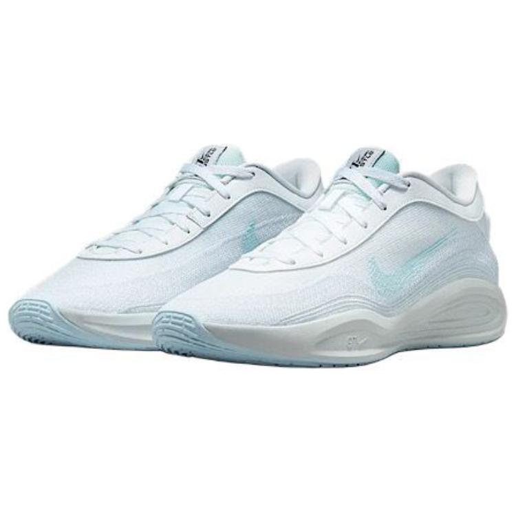 Nové protiskluzové basketbalové boty Nike s nízkým svrškem odolné proti opotřebení pánské bílé FJ7808-101