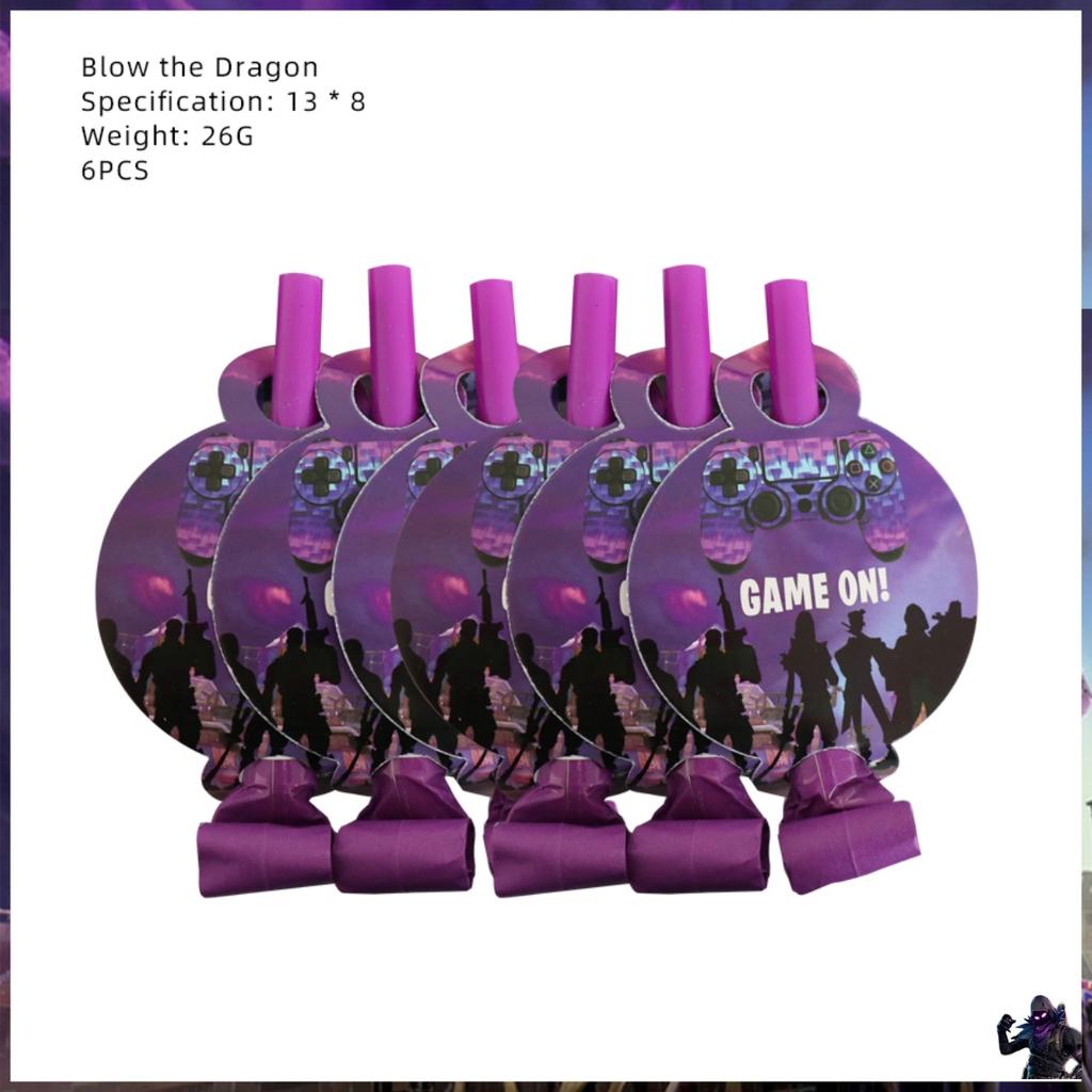 Shooting Game Fortnition Birthday Party Decoration Plate Cup Cartoon Alpaca Llama Foil Globos Baby Shower Kids Party Supplies