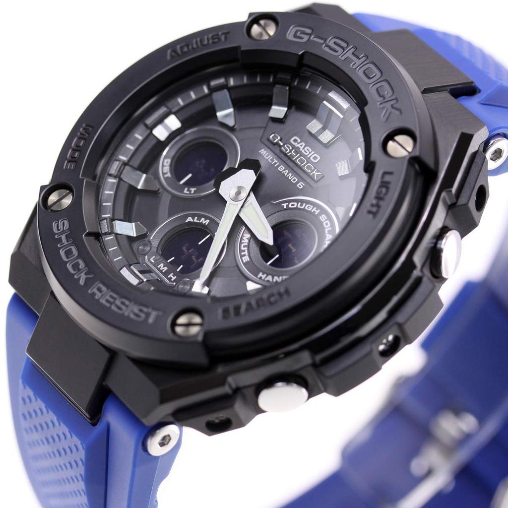 Rádio Solar Blue [Casio] G-Shock G-STEEL GST-W300G-2A1JF pánské