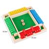 Vierseitiges 10-Zahlen Shut The Box Brettspiel Set Würfel Party Club Trinkspiele Für 4 Spieler Party Zahlen Spiel Brettspiele