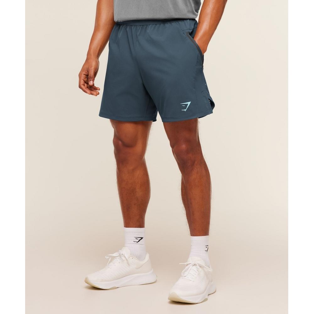 Gymshark Sport Hybrid Short Stealth Blue A3c9m Ud6s