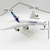 1/240 Scale 30CM Airplane Airbus 380 A380 Prototype Airline Model and Wheel Diecast Plastic Resin Plane For Desktop Decoration