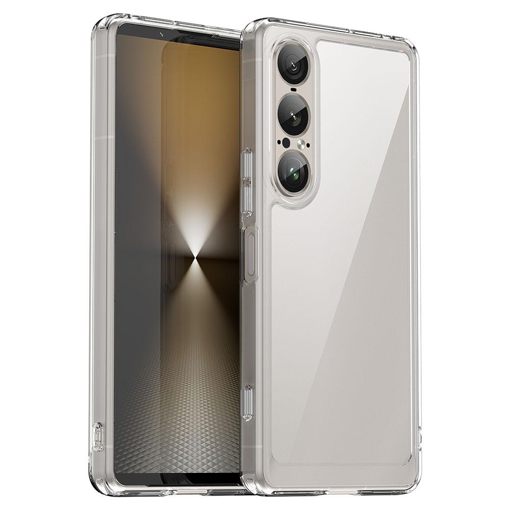 

For Sony Xperia 1 VII Case TPU+Acrylic Protective Clear Phone Cover Transparent