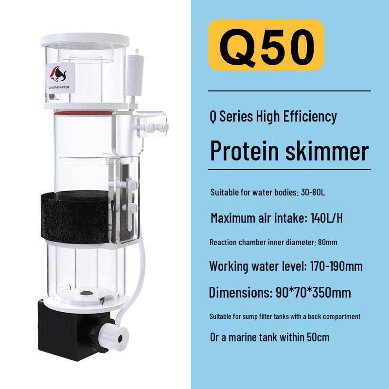 Huichi Q50/Q70 Mini proteinový skimmer a denitrifikátor pro mořská akvária