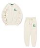 PAPERBOY [Set] Classic Sweatshirt & Sweatpants Setup - Cream
