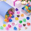 Mehrfarbiger kleiner herzförmiger Stressball, bunter Ball, Geschenktüte, Stressball für Erwachsene
