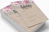 Inkdotpot Rustic Kraft FloralA  Advice And Wishes Set Of 50 Bridal Shower Advice Game