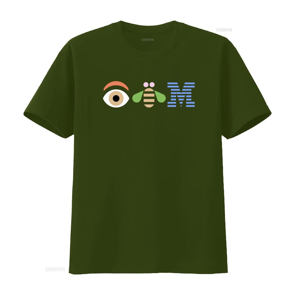 Camiseta IBM Computers Logo Ojo Abeja M Tecnología Talla Mediana Diseño Genial para Amantes de la Tecnología vintage Lavada gráfica Cómoda