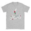 Palestine Map Arabic Art T Shirt Beach Streetwear Tshirts 100 Cotton Leisure Tshirt For Unisex Short Sleeve Pattern Tees