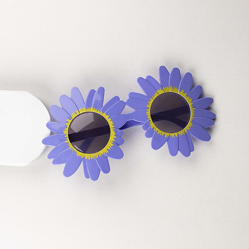 3PCS Party Decorative Eyeglasses Plastic Gathering Picnic Photography Props Sunflower Sunglasses Little Daisy Shape Sun Glasses