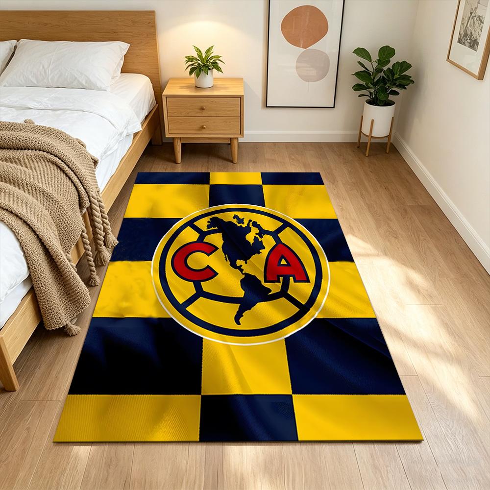 Club América Floor Rug Office Rug Design for Bedrooms Living Rooms Playrooms Decorate room Anti-slip Rug Anime Office Decor