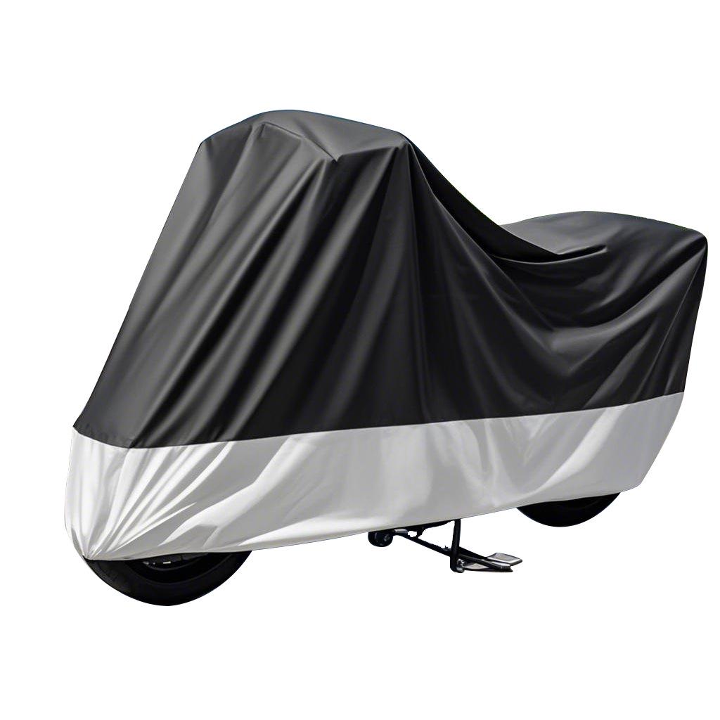 Motorcycle Cover: Thickened 210D Oxford Cloth, Rainproof, Sunproof, Dustproof, & Waterproof.