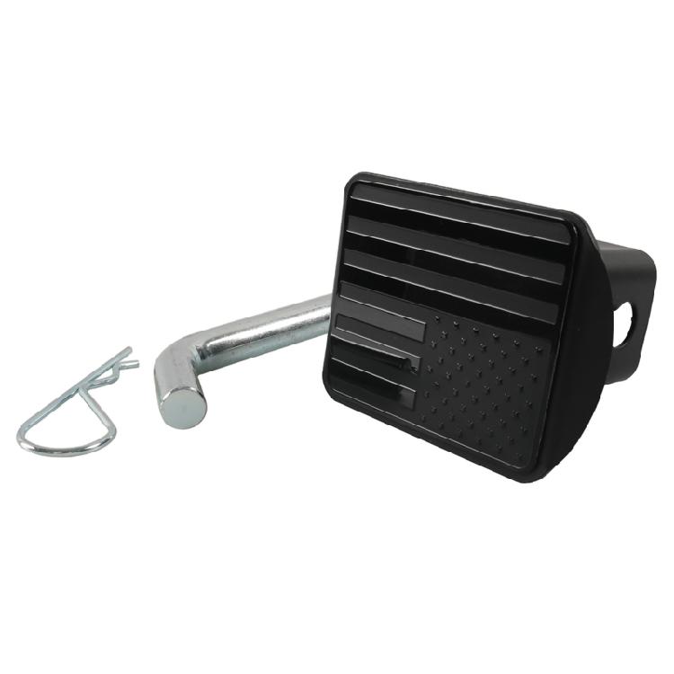 American Metal Flag Trailer Hitch Tube Cover Plug Fits 2  Receivers 1