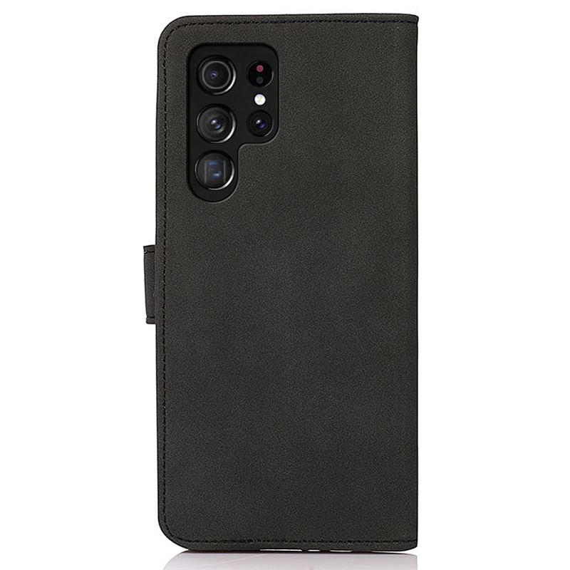 KHAZNEH For Samsung Galaxy S24 Ultra Case PU Leather Cover Magnetic Phone Stand Shell Wallet