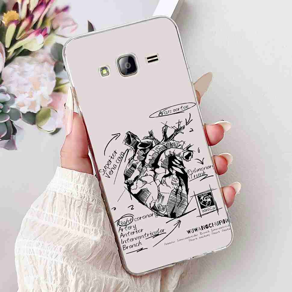 For Samsung Galaxy J5 Case Luxury Painted Cover Soft Slim Phone Case For Samsung J 5 J5 J500Y J500M 2015 Back Cover