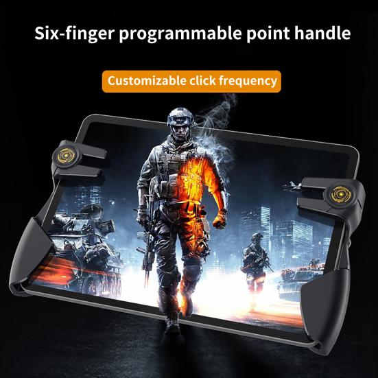 1 Paar AKPAD-8K Schnelle Reaktion Hohe Spiel-Joystick-Stärke Schweißfestes Zusätzliches Tablet-Gaming