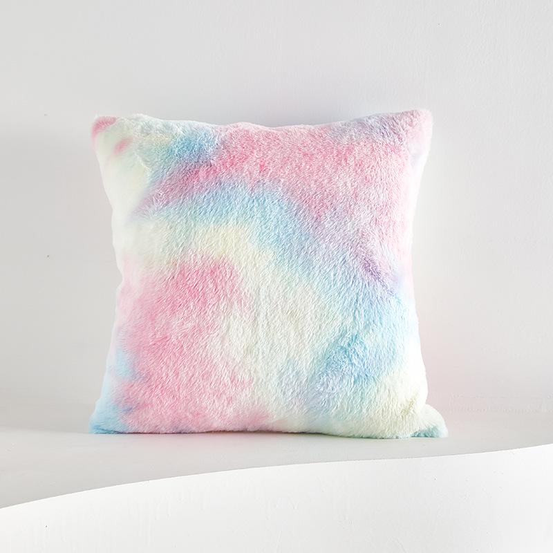 

Новые подушки серии Tie-Dye Rabbit Hair Fantasy — декор для спальни и дивана, без сердцевины 45*45 (No Core)