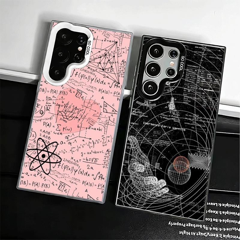 Physics Chemical Mathematics Shockproof Phone Case for Samsung Galaxy S26 Edge S25 Ultra S24 FE S23 Plus S21 Cover Anti Fall Fun
