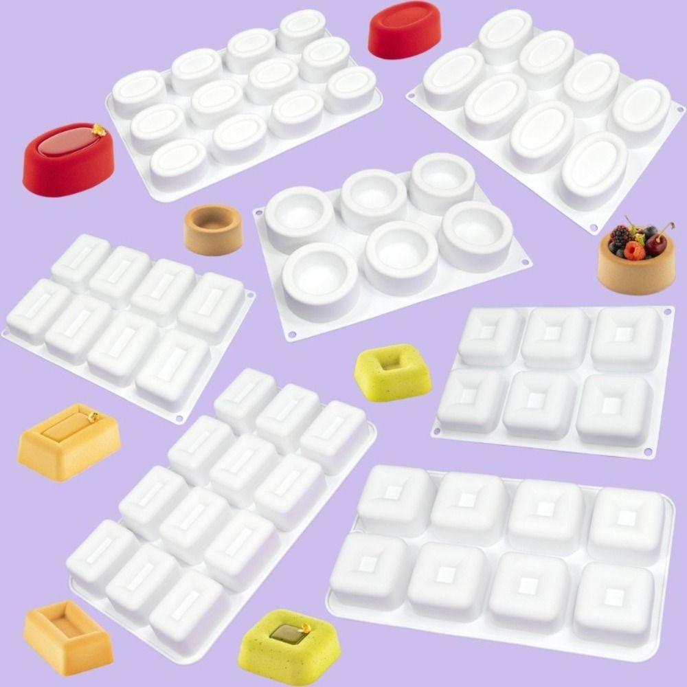 

Long Strip Mousse Cake Mold Silicone Baking Mould New Pastry Mold Party Style 4