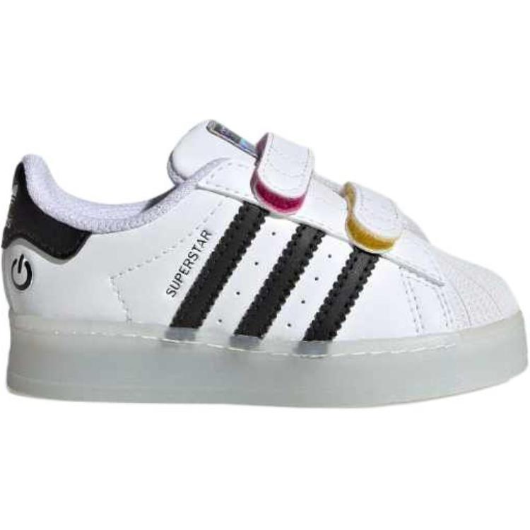 adidas Superstar CF I LED Lights Pack - White Black Baby Sneakers Cloud-White Core-Black Sky-Rush JI0508
