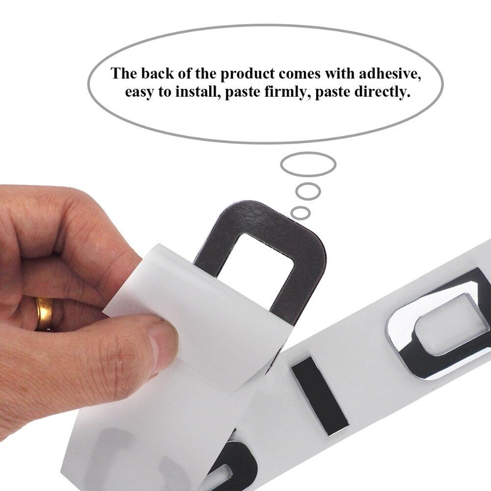 DISCOVERY Emblem Label Sticker for Land Rover Hood Sticker Fit For Land Rover Discovery Sport Car Styling DISCOVERY Logo Sticker