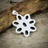 Chrome Diopside Gemstone Handmade 925 Sterling Silver Jewelry Pendant 1.97" M-96
