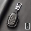 Genuine Leather Car Key Case Cover Fob For Honda Accord Civic 11Th    Hr-V Cr-V Pilot Sport Si Ex Keychain Protector