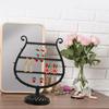 1pc-Wine Glass Earring Display Rack Earring Jewelry Display Rack Jewelry Rack Bathroom Accessories Shelf Storage Rack
