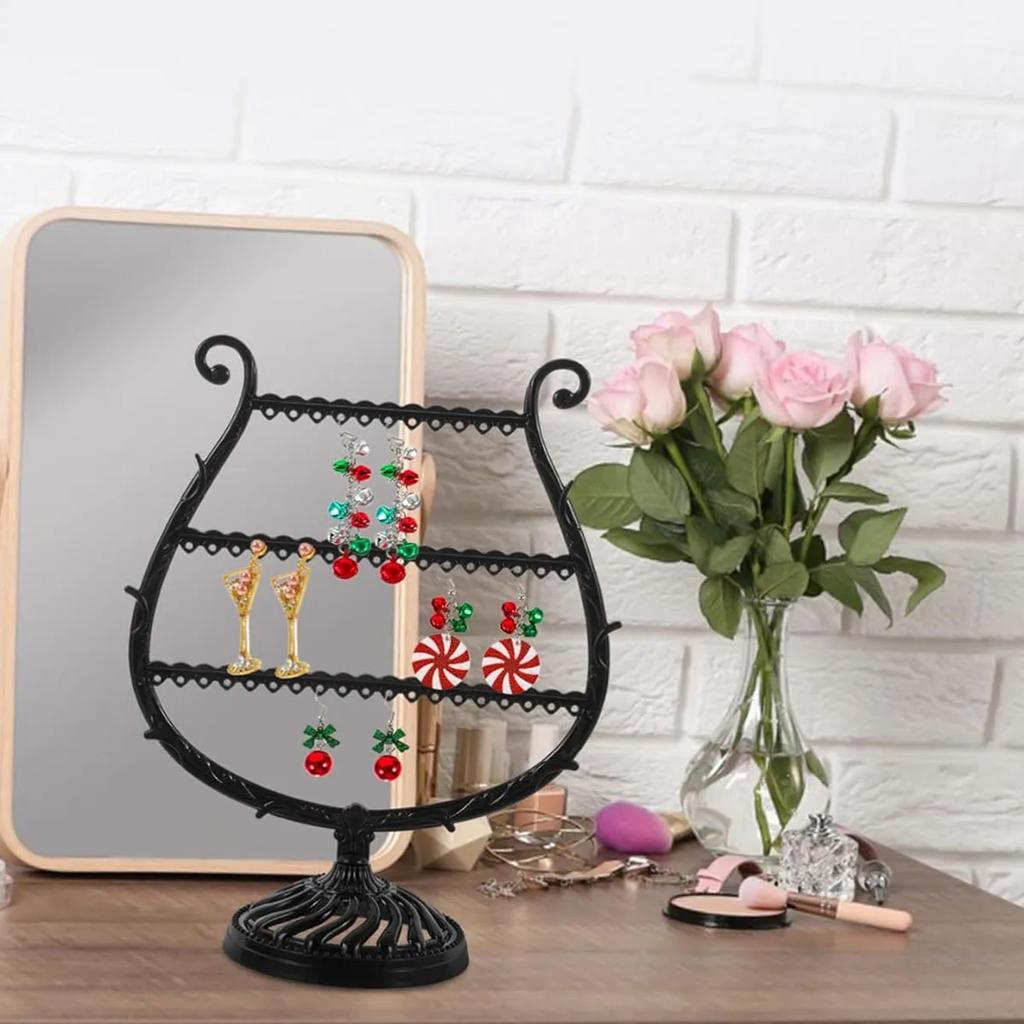 1pc-Wine Glass Earring Display Rack Earring Jewelry Display Rack Jewelry Rack Bathroom Accessories Shelf Storage Rack