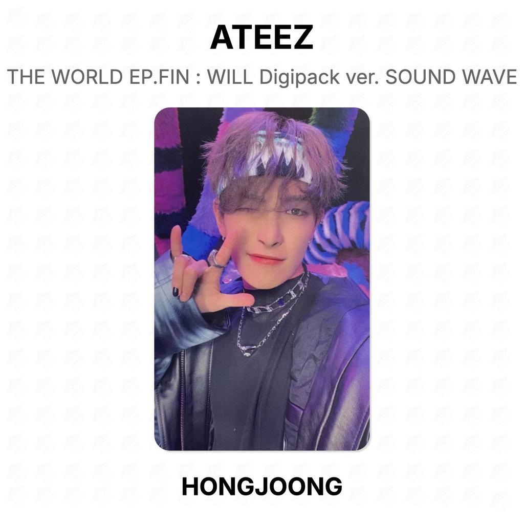 ATEEZ THE WORLD EP.FIN : WILL Digipack ver. SOUND WAVE Official Photocard