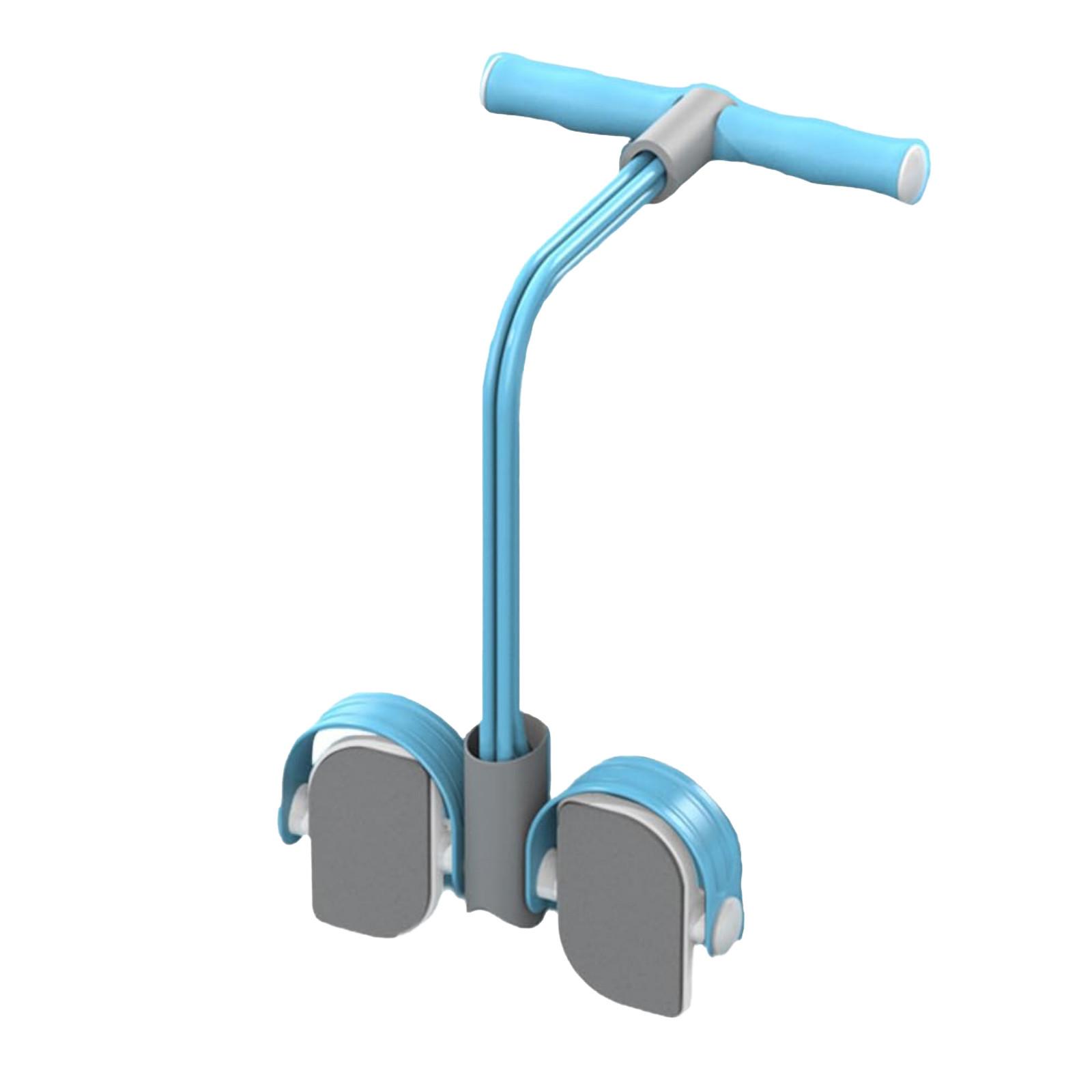 

Фитнес-резинки - 4-трубчатые педали Puller, тренажер для пресса Yoga Pull Rope, тренажер для приседаний Sit Up Gym Equipment One Size синий