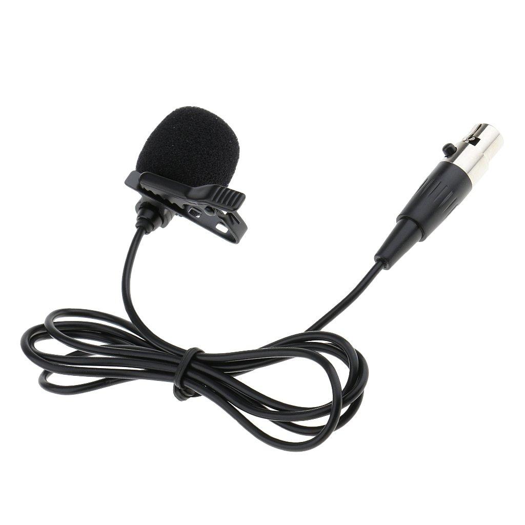 Phantasmia Lavalier Microphone 3.5mm 3Pin XLR 4Pin Compatibility 1m Cable Condenser Unidirectional Vocal Speech Dance Sports Instrumental Solo
