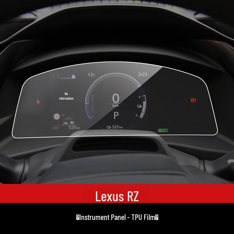 Fits 23 Lexus RX350h Models: Center Console Gear Shift & Navigation Display Tempered Film.