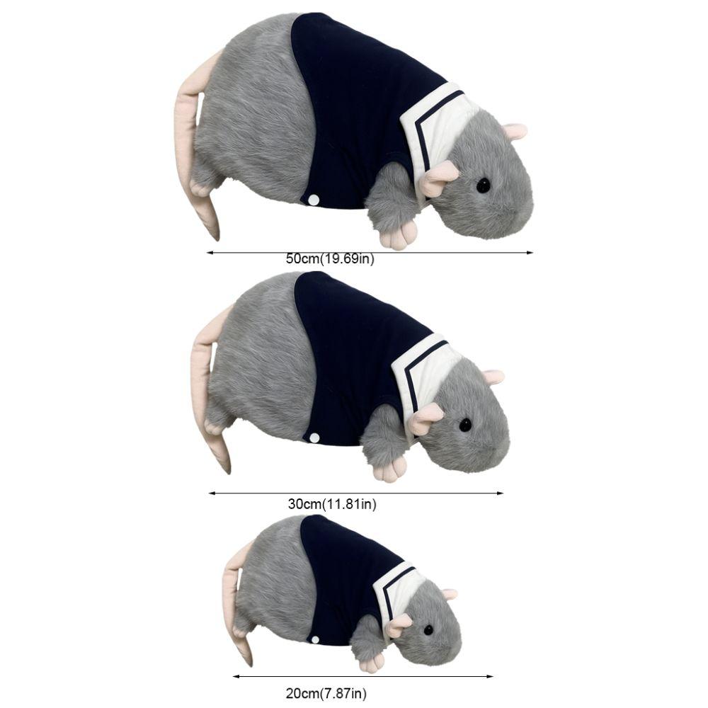 20/30/50cm Fancy Rat Doll Sleep Pillow Simulation Mouse Plush Pet Toy Stuffed Rat  Boys Girls