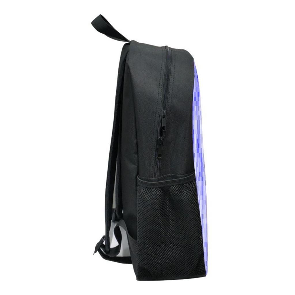 Three Piece Student Backpack Set Includes Backpack Lunch Bag Pencil Case Durable Material Suitable for School Use Sports Theme Design