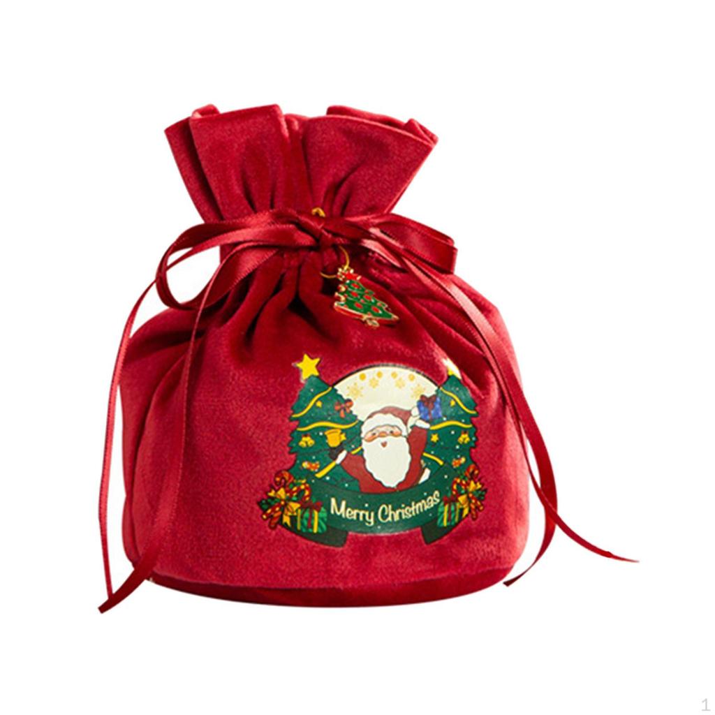 Christmas Bags, Birthday Gift Year Party Velvet Packaging Bags