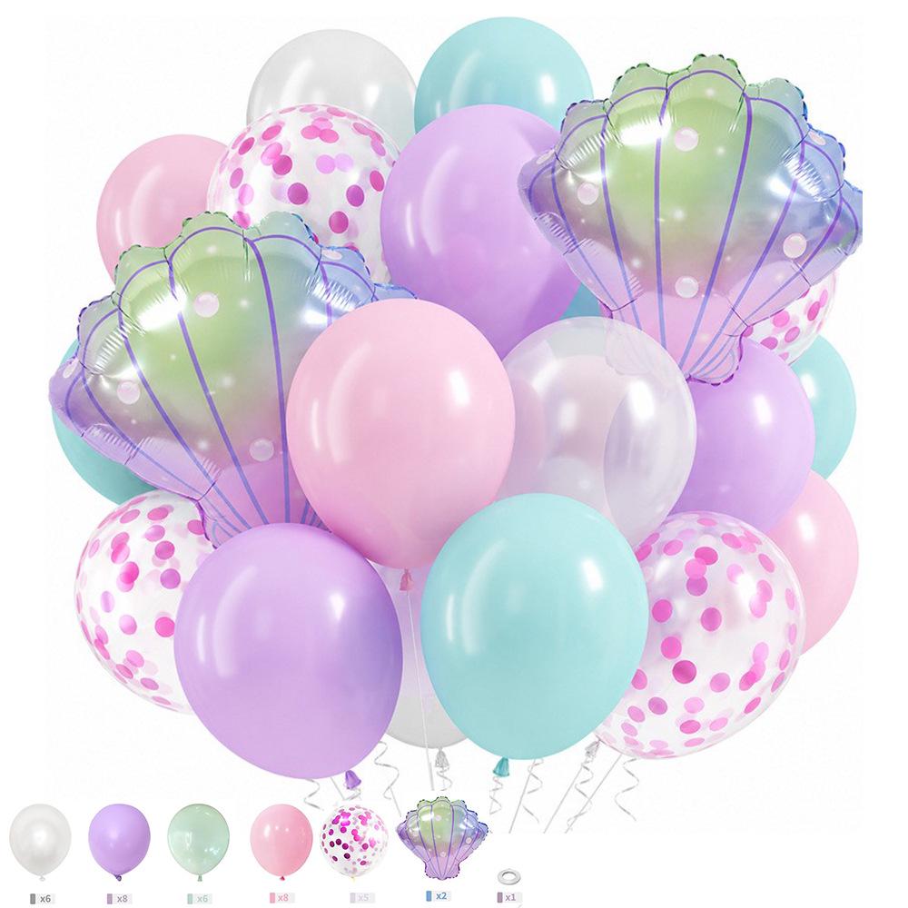 Mermaid Ocean Theme Balloon Garland Set for Birthdays and Weddings