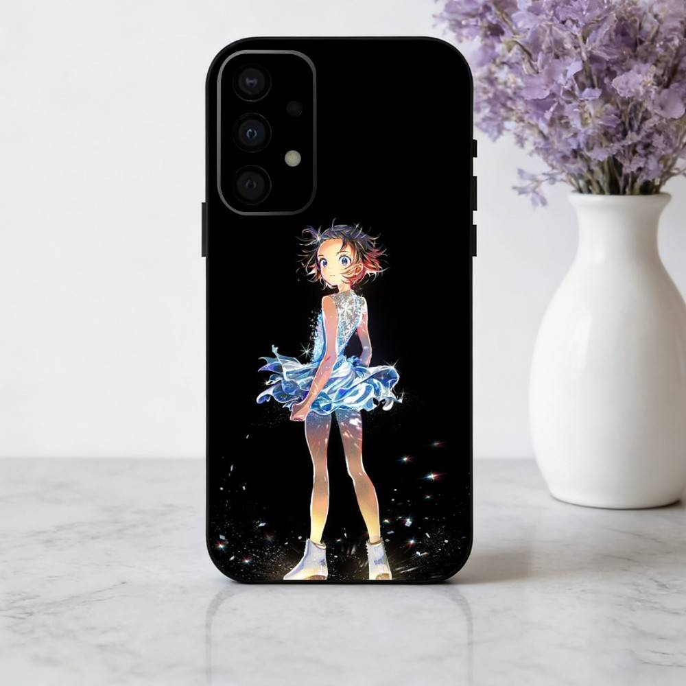Skating Anime M-Medalist Handyhülle Für Samsung Galaxy A73,A72,A71,A70,A53,A52,A51,Andere Weiche Schwarze Hülle