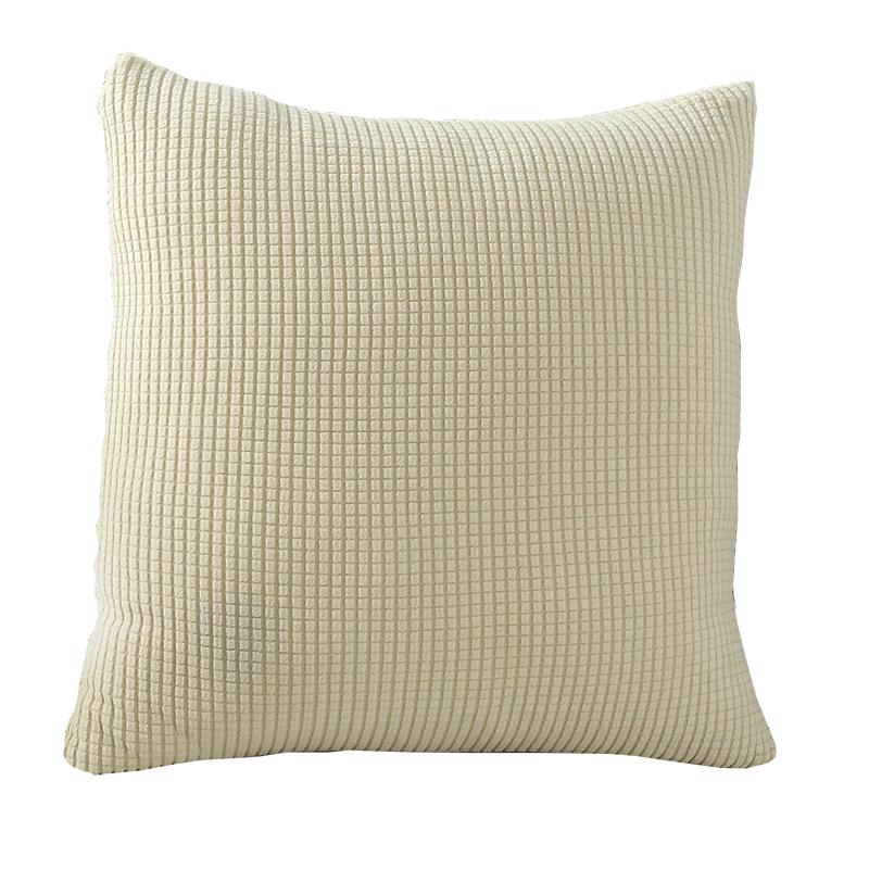 Thickened Fleece Cushion Cover: Nordic Modern Minimalist Style for Living Room, Office, Car Sofa, and Waist Support