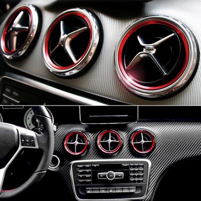1pc Rear Air Vent Outlet Trim for Mercedes Benz A//B//GLA//CLA Class C117 W117 AMG