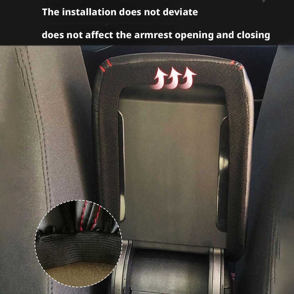 For VW Golf 7 MK7 2012 -2019 Car Armrest Box Protective Leather Cover Elastic Version Central Control Interior Parts