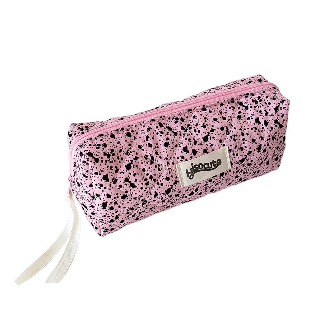 

Splash Student Pen Pouch Quilted Stationery Supplies Small Pencil Bags роза розовый
