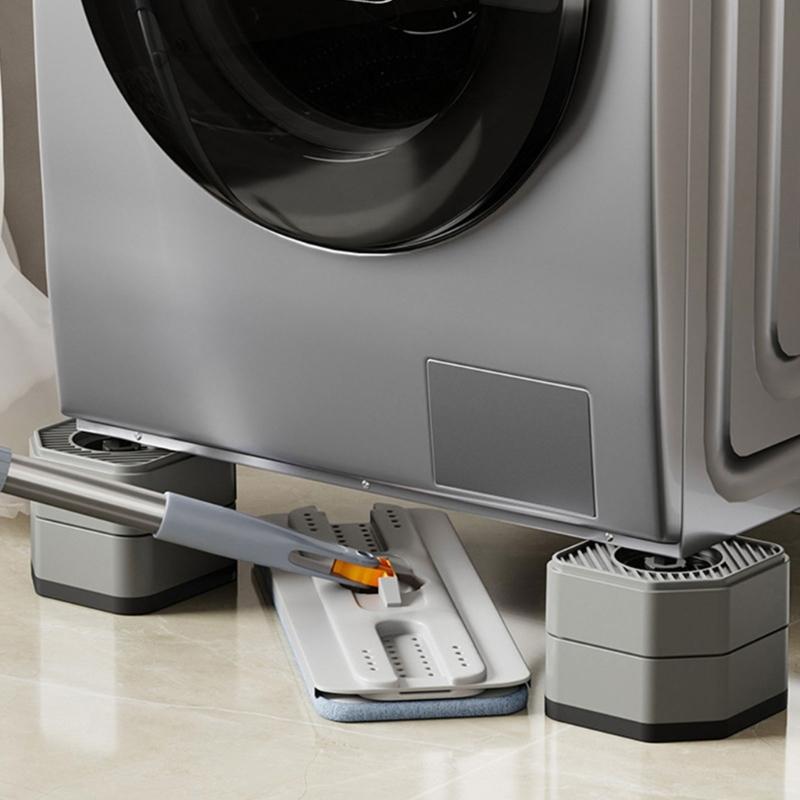 4Pcs Anti Vibration Pads for Washing Machine Washer Dryer Moving Walking Vibration Transfer Stabilizer Support Feet Mat