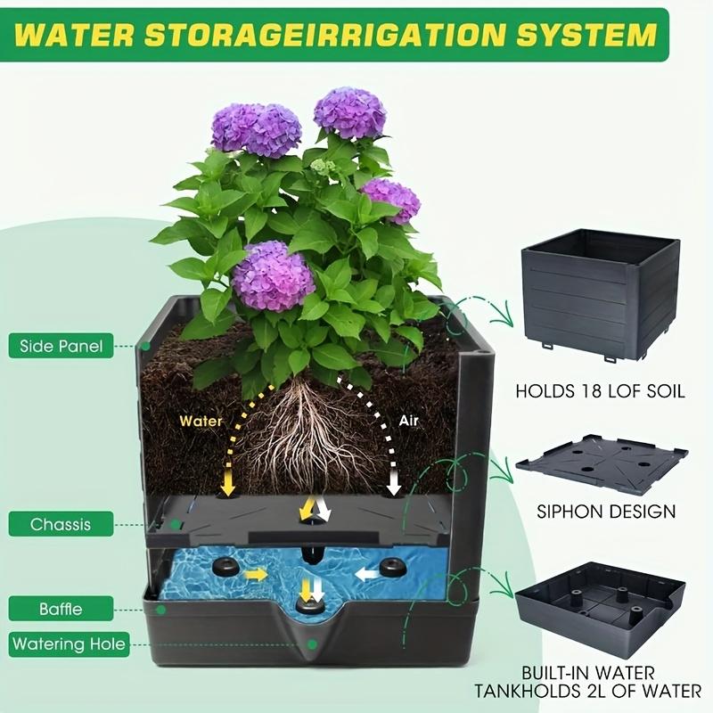 Gabbia per pomodori con sistema di irrigazione automatica, Fioriera e Griglia per arrampicata di piante vegetali, Adatta per cortili