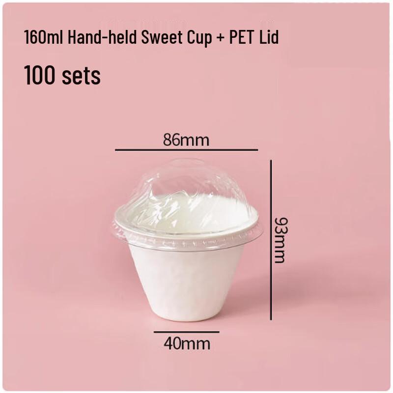 

Saint Bellaire Disposable Pulp Ice Cream & Dessert Cups