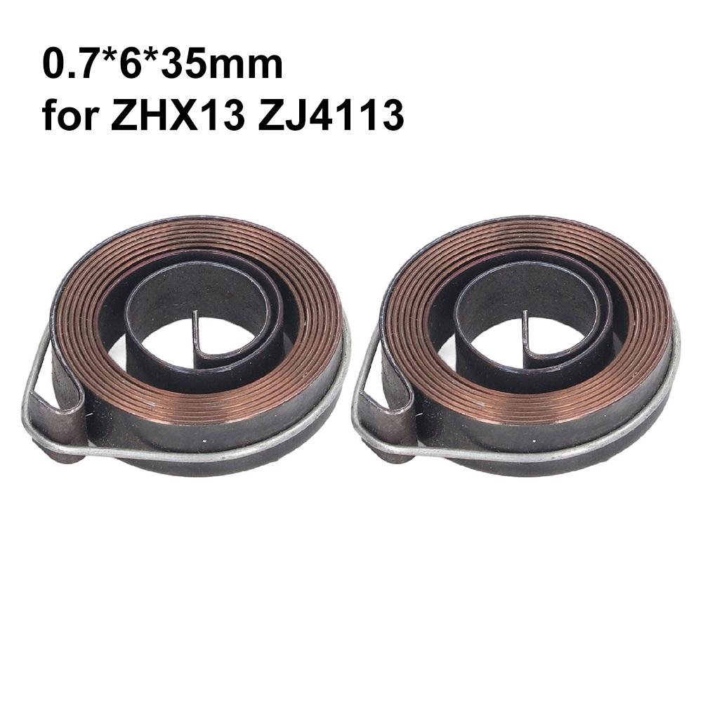 1pc Drill Press Spring Feed Return Coil Spring Assembly 1.7x6x11mm Flat Spiral Coil Constant Force Springs