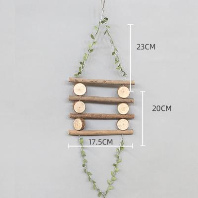 Natural Branch Swing Parrot Toys Climbing Boardwalk Bird Toys Perched Birdcage Accessories