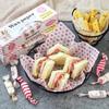 100 stk. Farverigt Mønstret Fedtafvisende Papir Madindpakningspapir Voksbelagt Papir til Bagning Sandwicher Hamburgere Snackkurv Indlæg