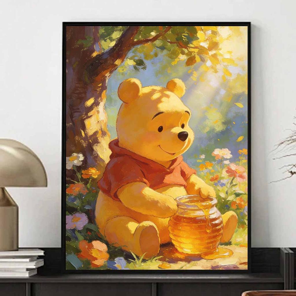 Disney Winnie The Pooh Honey Diamond Painting Art Kit Mosaic Handmade Diy Gift Home Decor
